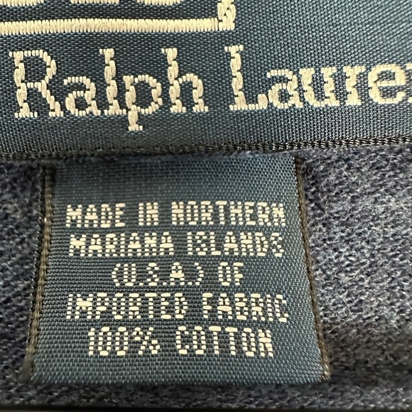 Made in U.S.A. Polo by Ralph Lauren Long Sleeve 100% Cotton Size XL - Picture 4 of 4